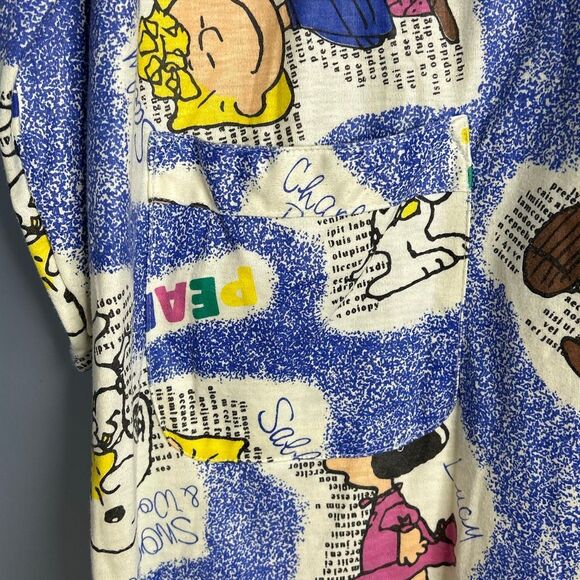 Peanuts Nightgown Medium Carlie Brown Woodstock Snoopy Lucy - Picture 6 of 10
